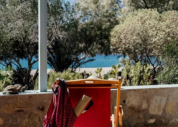 Сasa de vacaciones Sandy Beachfront House Serifos Ganema