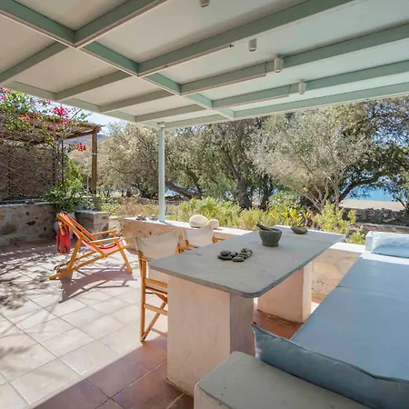 Sandy Beachfront House Serifos Holiday home Ganema