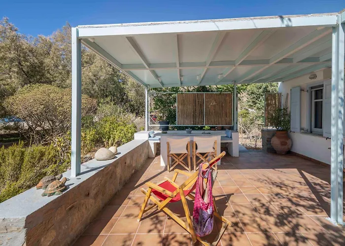 Sandy Beachfront House Serifos